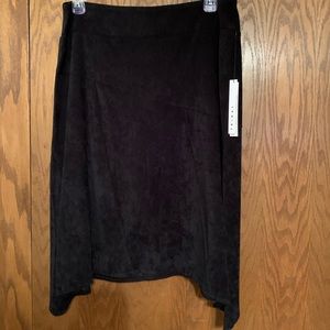 NWT TRIBAL Asymmetrical Black Skirt Size 12